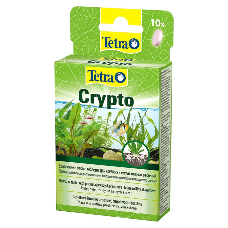 Tetra Crypto 10 nawóz w tabletkach do akwarium | Zdrowe, bujne rośliny
