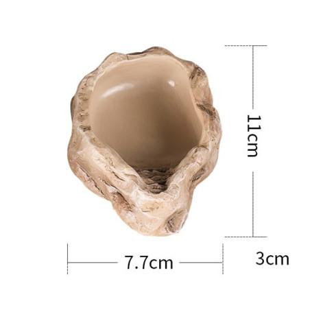Repti-Zoo miska na wodę S 11x8x3cm - Stabilna i łatwa w czyszczeniu