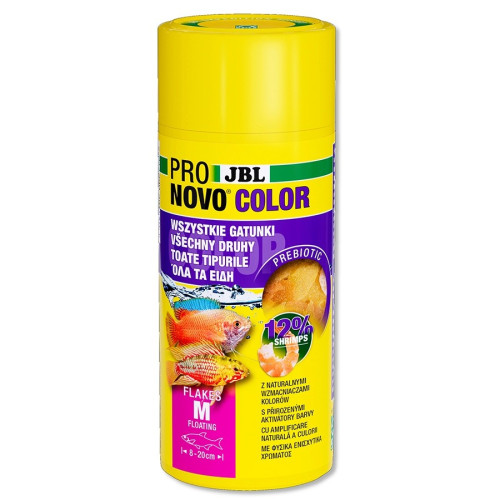 JBL Pronovo Color Flakes M 100ml - Wzmacnia kolory ryb