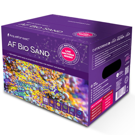 Aquaforest Bio Sand 0,5mm-1,5mm 10kg - idealny do akwarium rafowego