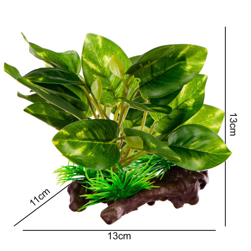 Kruger Meier Plant Ficus Root - roślinka sztuczna | Idealna do akwarium słodkowodnego