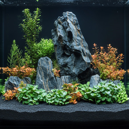 Kruger Meier Obsidian Shadow 1–3 mm – Żwirek akwarystyczny 2 kg - Idealny do akwarium