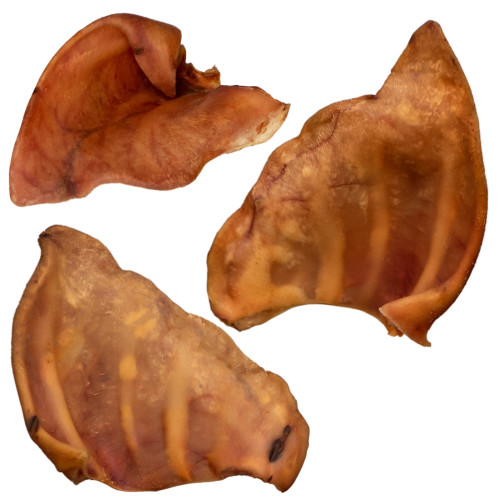 Dogario Bonni Pig's Ear L x50 - Hurtowa paczka, naturalna przekąska