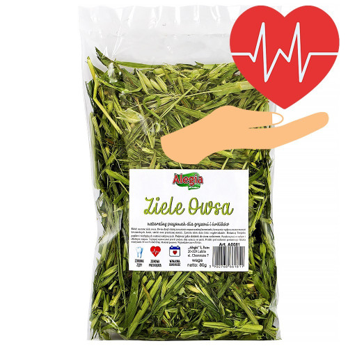 Ziele owsa Alegia 80 g dla gryzoni