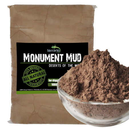 Terrario Monument Mud 1kg | Idealne do terrarium, naturalne podłoże z gliny