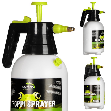 Terrario Troppi Sprayer 1500ml zraszacz ciśnieniowy - precyzyjne nawilżanie terrarium