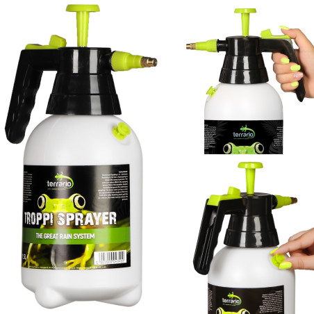 Terrario Troppi Sprayer 1500ml zraszacz ciśnieniowy - precyzyjne nawilżanie terrarium