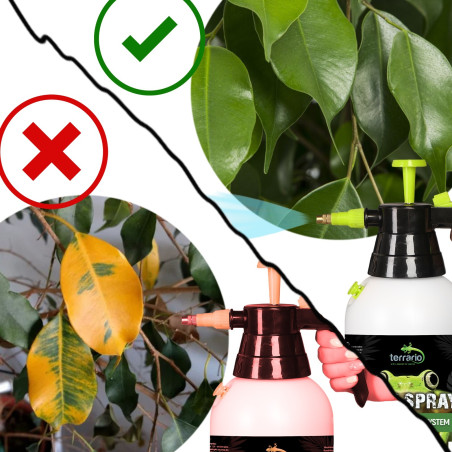 Terrario Troppi Sprayer 1500ml zraszacz ciśnieniowy - precyzyjne nawilżanie terrarium