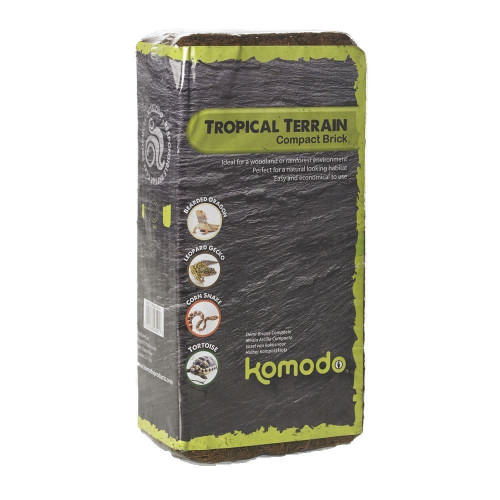 Podłoże kokosowe Komodo Tropical Terrain Brick L 8 l – włókno kokosowe do terrariów