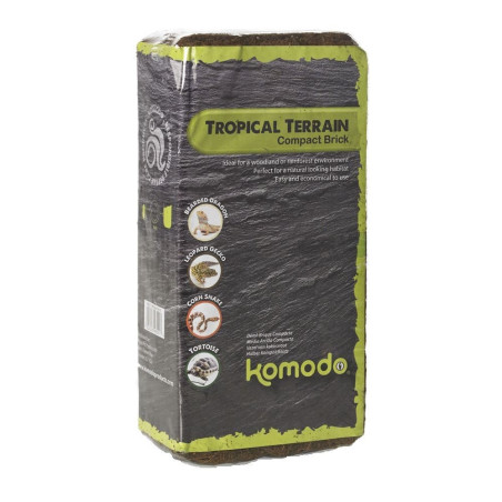 Podłoże kokosowe Komodo Tropical Terrain Brick L 8 l – włókno kokosowe do terrariów