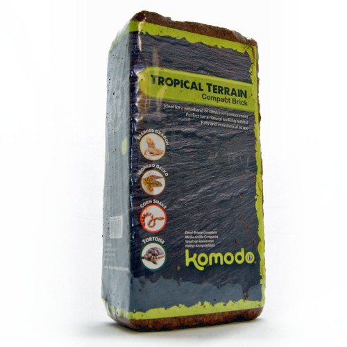Podłoże kokosowe Komodo Tropical Terrain Brick L 8 l – włókno kokosowe do terrariów