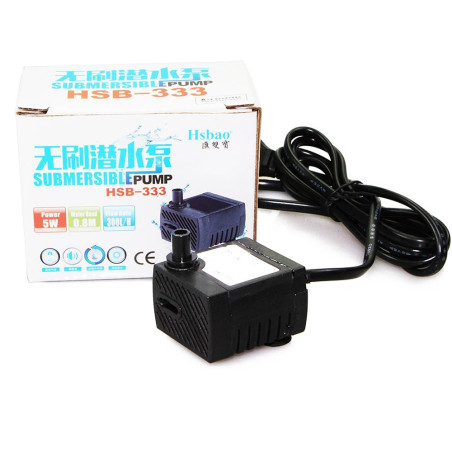 Hsbao HSB-333 - pompa 300l/h | Idealna do akwarium morskiego