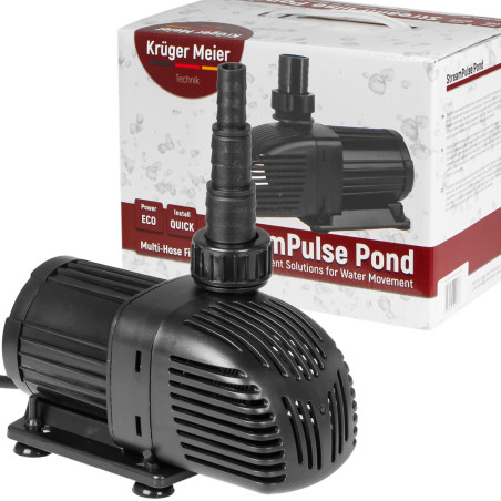 Kruger Meier StreamPulse Pond - pompa wody do oczka wodnego 4000l/h | Cicha i energooszczędna