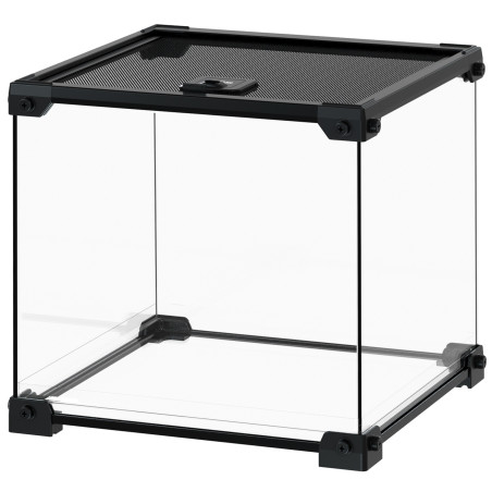 Repti-Zoo Terrarium szklane z siatką NAK10B 30x30x30cm - Idealne dla gadów