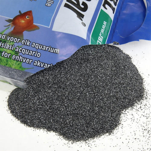 Piasek do akwarium JBL Sansibar Dark 5 kg czarny, do akwariów słodkowodnych i morskich