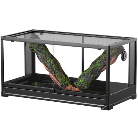 Terrarium szklane Repti-Zoo CRK0119 90x45x45 cm z wysuwanym podłożem