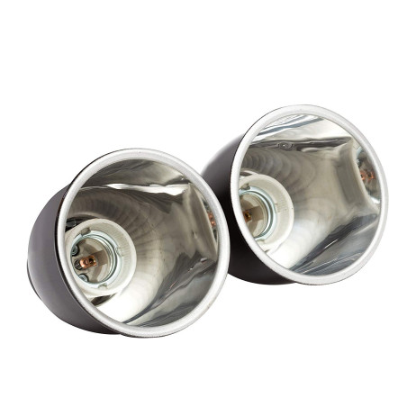 Repti-Zoo Podwójna Lampa na żarówki 2 x 40W - Niezawodne ogrzewanie terrarium