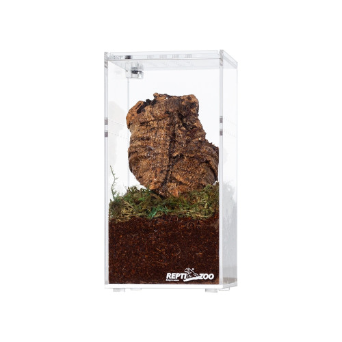 Repti-Zoo Terrarium akrylowe wysokie 7,5x7,5x15cm | Idealne dla małych gadów, szybka wysyłka