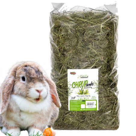 Alegia CHRUPsianko - siano łąkowe dla królików i gryzoni 450g | Naturalne, wspiera zdrowe zęby i trawienie