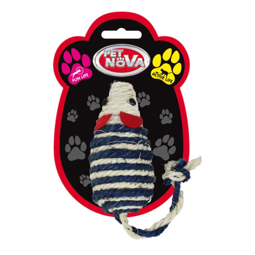 Pet Nova zabawka dla kota - myszka 10x5cm | Idealna do zabawy