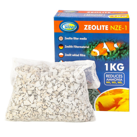 Aqua Nova Zeolite NZE-1 - zeolit wkład filtra 1kg | Krystaliczna woda