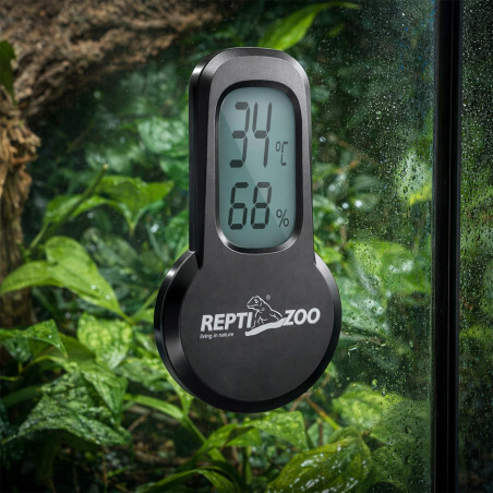 Termohigrometr Repti-Zoo LCD Thermo-Hygrometr, cyfrowy LCD, pomiar temperatury i wilgotności do terrarium