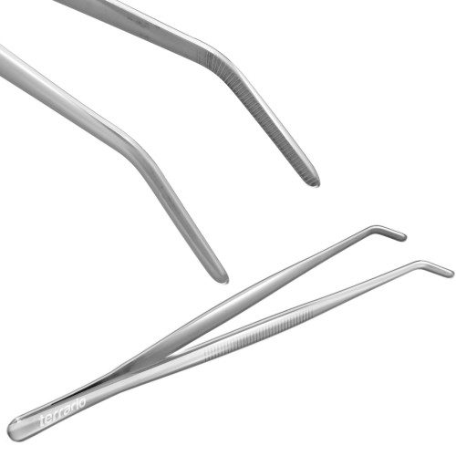 Terrario ViperTweez Bent M - pęseta zagięta 25cm | Idealna do terrarium