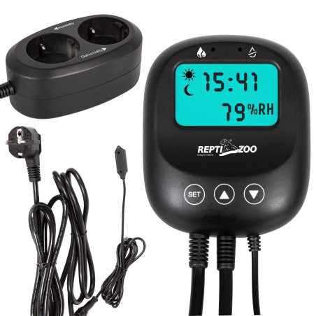 Repti-Zoo Digital Hygrostat day/night - Idealny do terrarium