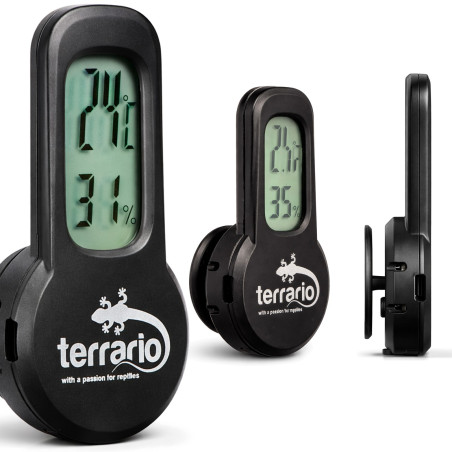 Terrario AeroSense Thermo-Hygrometer - termometr i wilgotnościomierz LCD | Idealny do terrarium