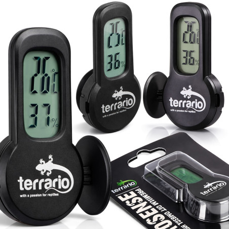 Terrario AeroSense Thermo-Hygrometer - termometr i wilgotnościomierz LCD | Idealny do terrarium