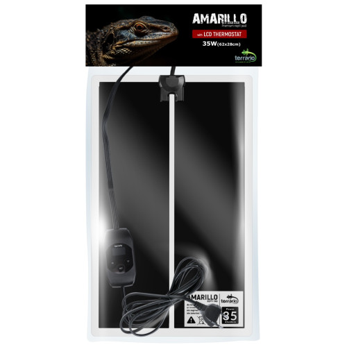 Terrario Amarillo 35W - mata grzewcza z termostatem LCD | Szybkie i bezpieczne ogrzewanie terrarium