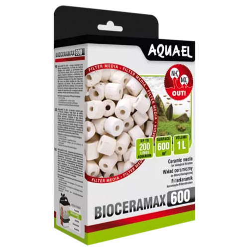 Aquael Bioceramax 600 1l - wkład ceramiczny | Krystaliczna woda