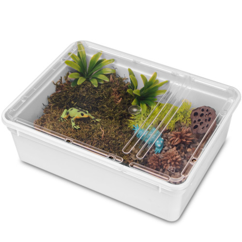 Terrario Reptiland White 25x19x7,5cm - białe terrarium faunarium | Idealne dla małych gadów