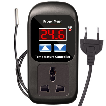 Kruger Meier Carbonne - termostat elektroniczny - Idealny do terrarium