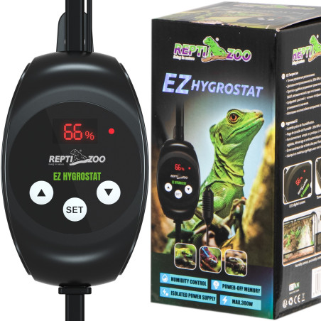 Repti-Zoo EZ hygrostat | Precyzyjna kontrola wilgotności w terrarium