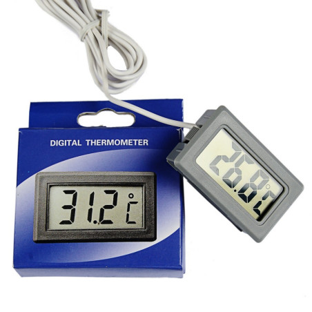 Termometr LCD z sondą PT-2 - Precyzyjny pomiar temperatury do akwarium