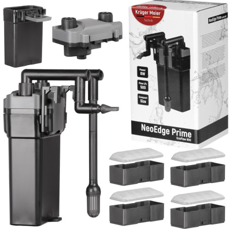 Kruger Meier NeoEdge Prime 800 - filtr zewnętrzny 30-90 l | Krystaliczna woda, cicha praca