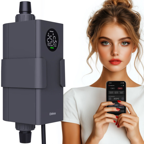 Chihiros Heater Pro 10W - 1000W - zewnętrzna grzałka sterowana aplikacją 12/16 - Idealna do akwarium