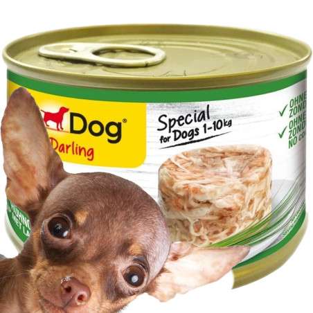Karma dla małych psów Gimdog Pure Delight 150 g kurczak i jagnięcina w galarecie