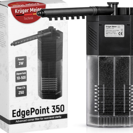 Filtr wewnętrzny narożny Kruger Meier EdgePiont 350 kompaktowy