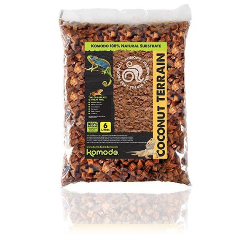 Komodo Coconut Terrain podłoże kokosowe 6l - Idealne do terrarium