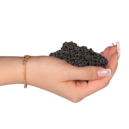 Kruger Meier Obsidian Shadow 0.8–1.6 mm – Piasek akwarystyczny 2 kg - Idealny do akwarium