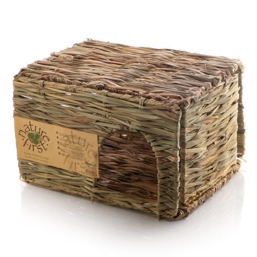 Nature First Grassy Hideaway Large - Przytulne naturalne schronienie dla gryzoni