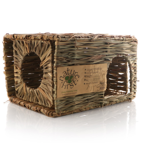 Nature First Grassy Hideaway Large - Przytulne naturalne schronienie dla gryzoni