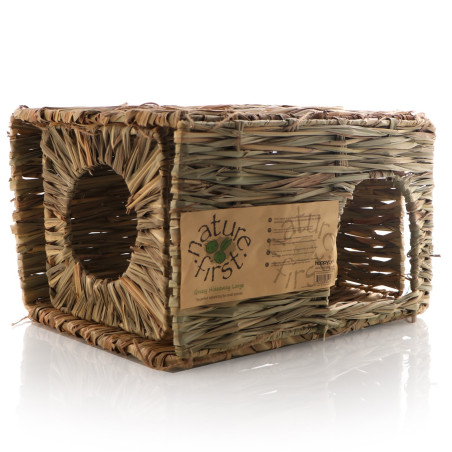 Nature First Grassy Hideaway Large - Przytulne naturalne schronienie dla gryzoni