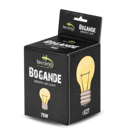 Terrario Bogande Basking Sun Light - żarówka grzewcza 75W | Optymalne ogrzewanie dla gadów
