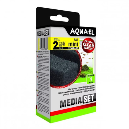 Aquael Pat mini 2 Sponge gąbka do filtra x2 - Krystaliczna woda