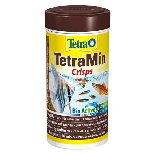 Tetra Min Crisps 100ml - Pełnowartościowy pokarm w chrupkach, zdrowe karmienie rybek