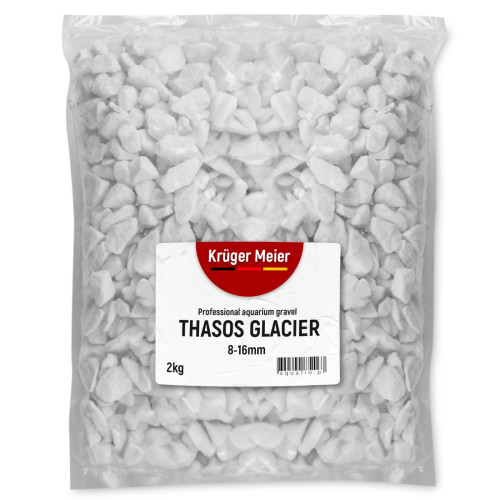 Żwirek akwarystyczny Kruger Meier Thasos Glacier 8–16 mm, 2 kg