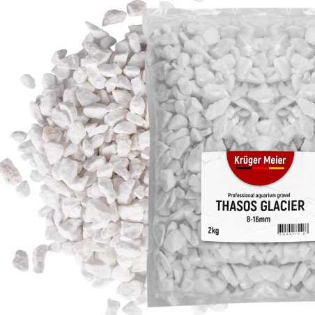 Żwirek akwarystyczny Kruger Meier Thasos Glacier 8–16 mm, 2 kg